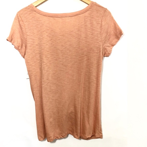 {Nordstrom BP} NWT Peach Front Knotted Tee - Picture 4 of 6